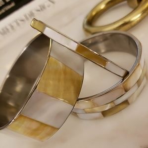 Set of 3 Mother-of-Pearl Bangles